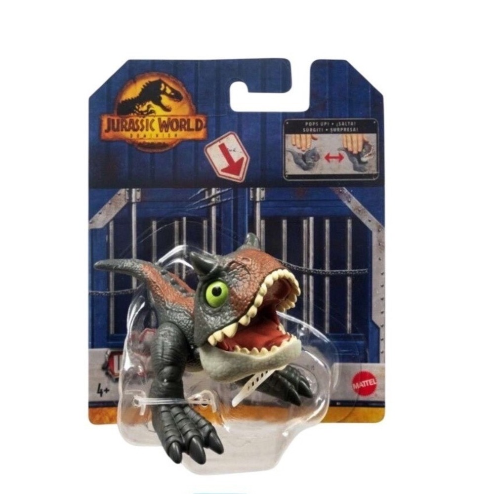 Jurassic World Dominion Uncaged Carnotaurus Dinosaur 2 Inch Action Figure‎ New